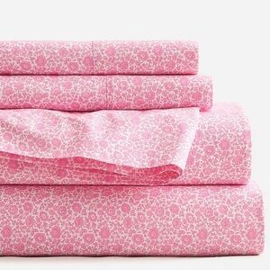 J. Crew King sheet set in Liberty® D'Anjo Coast fabric